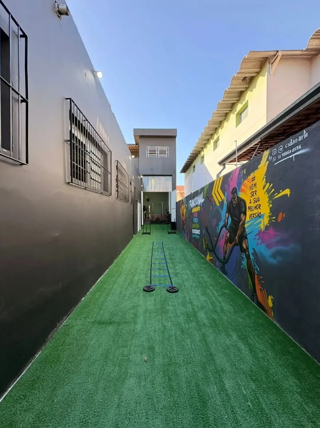 Pista de treino funcional do CT São João